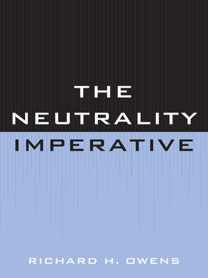 cover image of The Neutrality Imperative